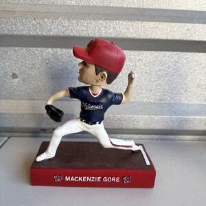 Mackenzie Gore Bobblehead Washington Nationals Inova Blood Drive MLB Blue Jersey